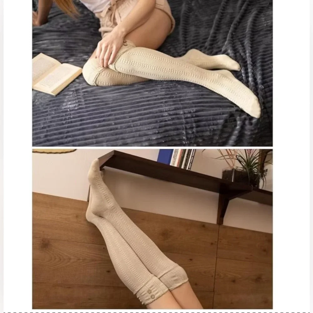 🌸3 Pair Over Knee/Knee Length Marled Socks